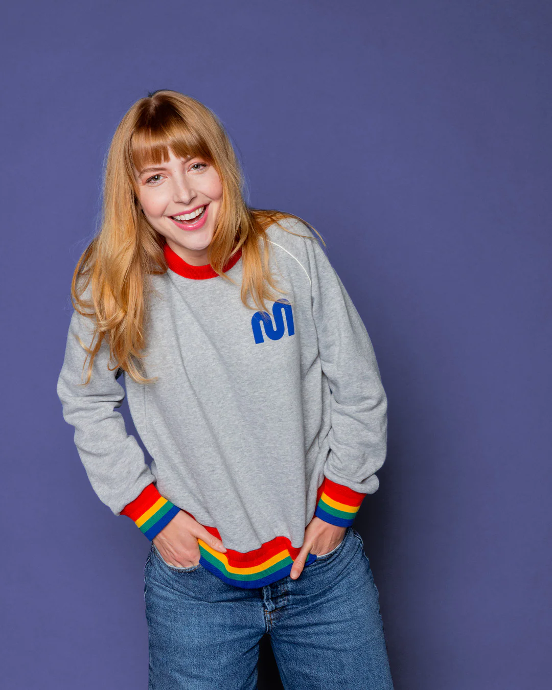 Always Proud Rainbow Stripe Sweatshirt - Image 3
