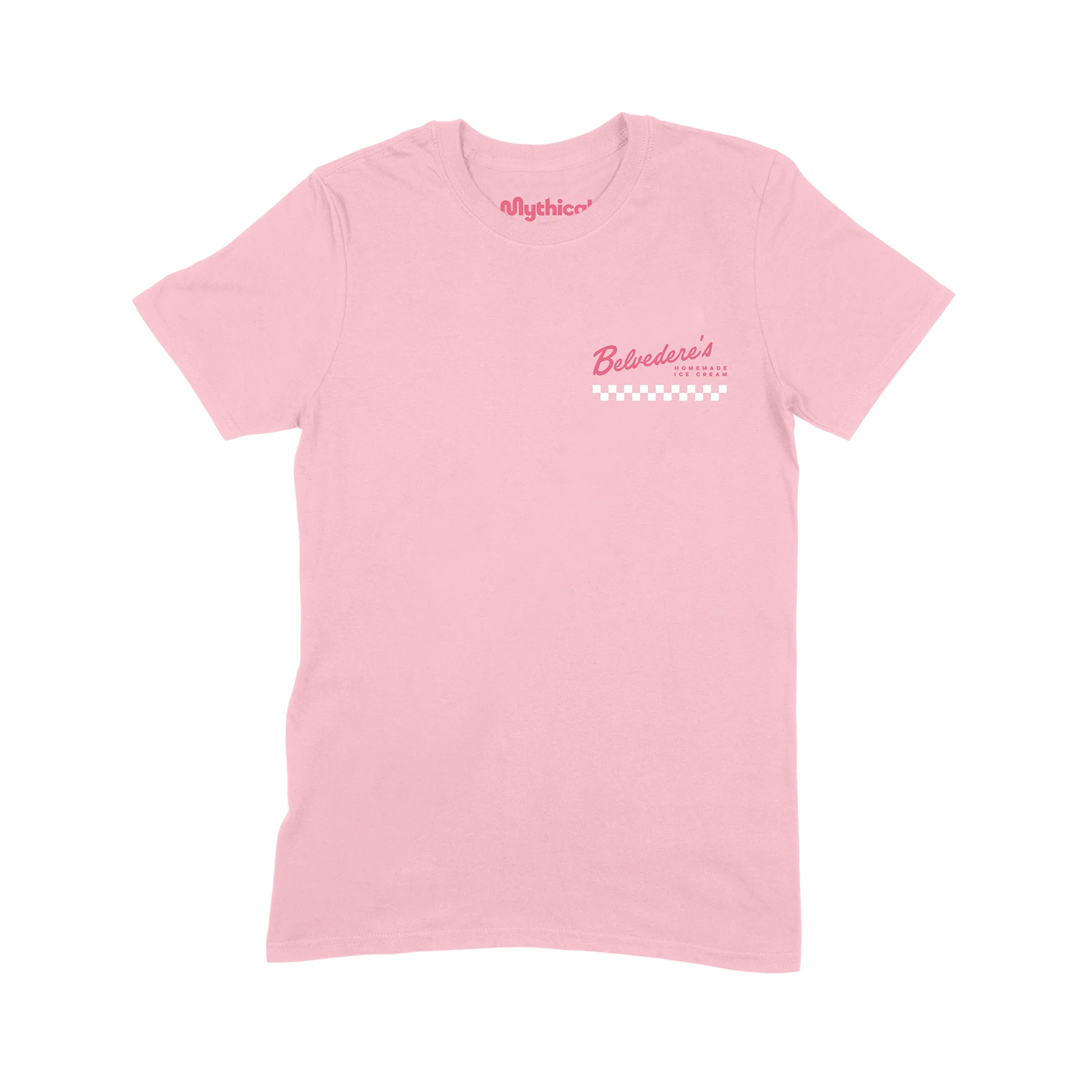 Belvedere's Ice Cream Shop Tee (Strawberry) - Image 3