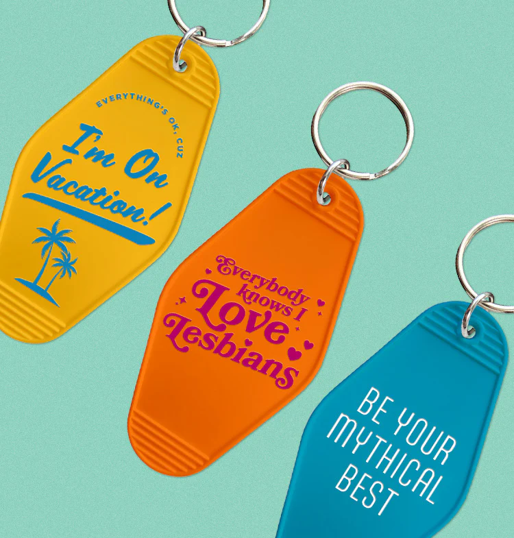Everybody Knows I Love Lesbians Keytag - Image 4