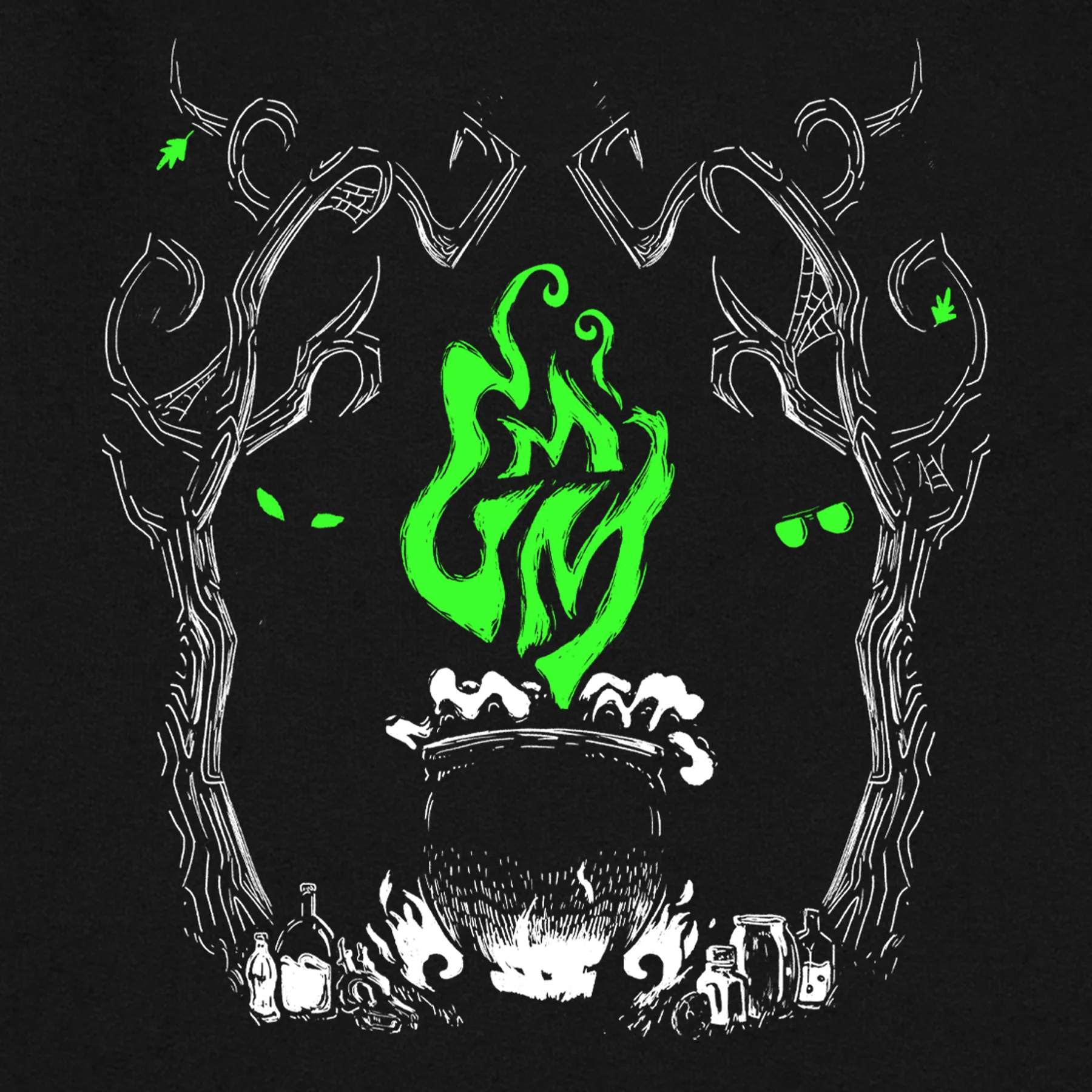 GMM Glow-In-The-Dark Cauldron Hoodie - Image 4
