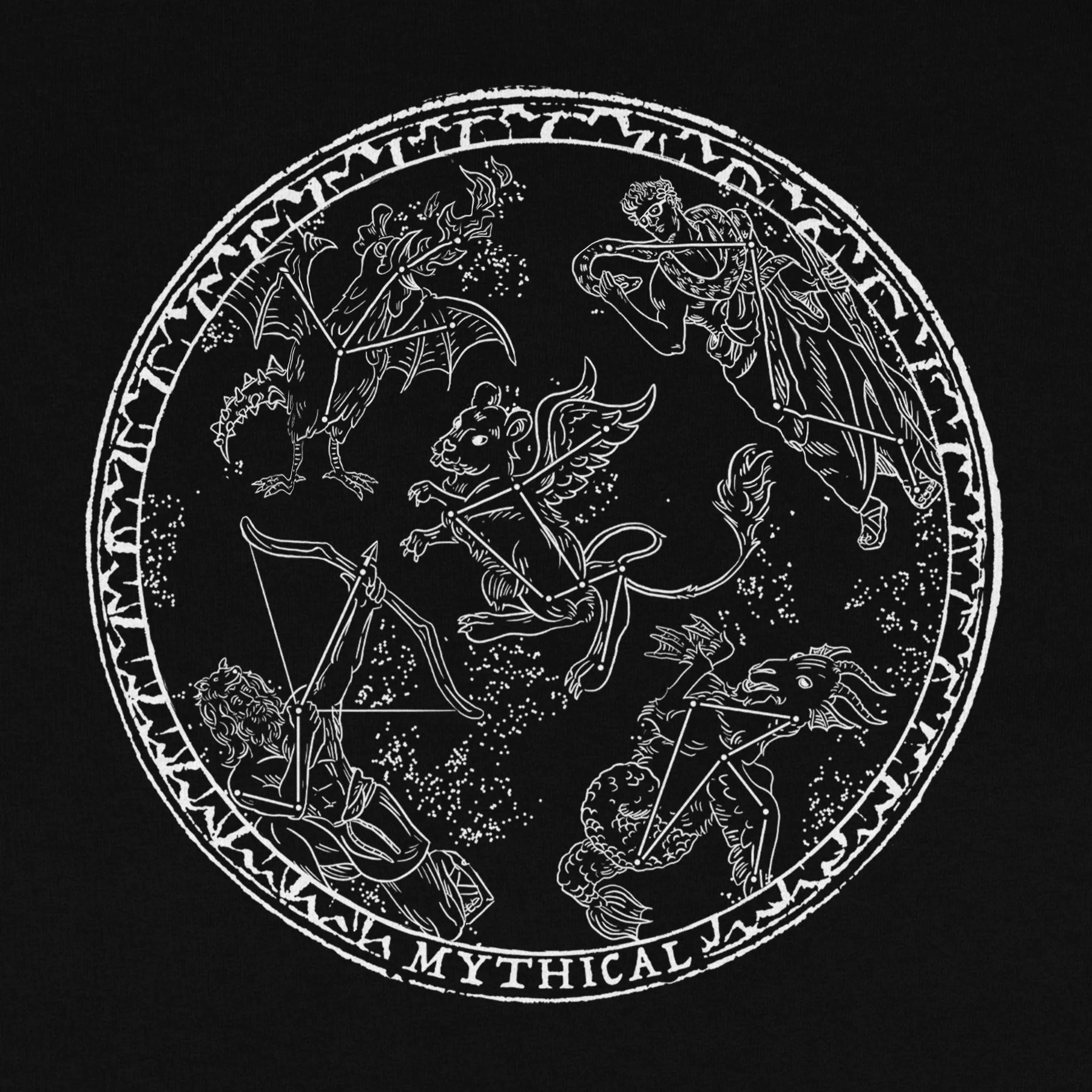 Mythical Constellations Glow-in-the-Dark Hoodie - Image 3